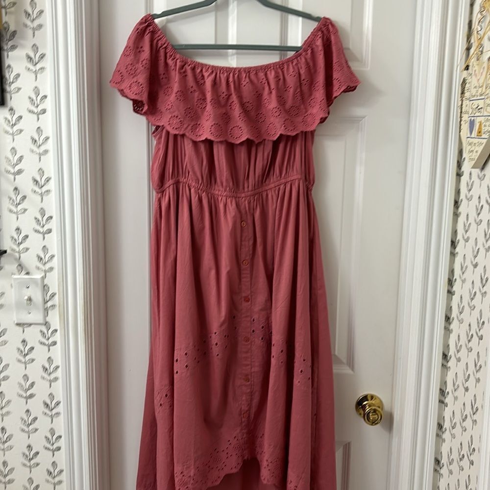 Kings Road Size XL on or off shoulder sleeveless dress